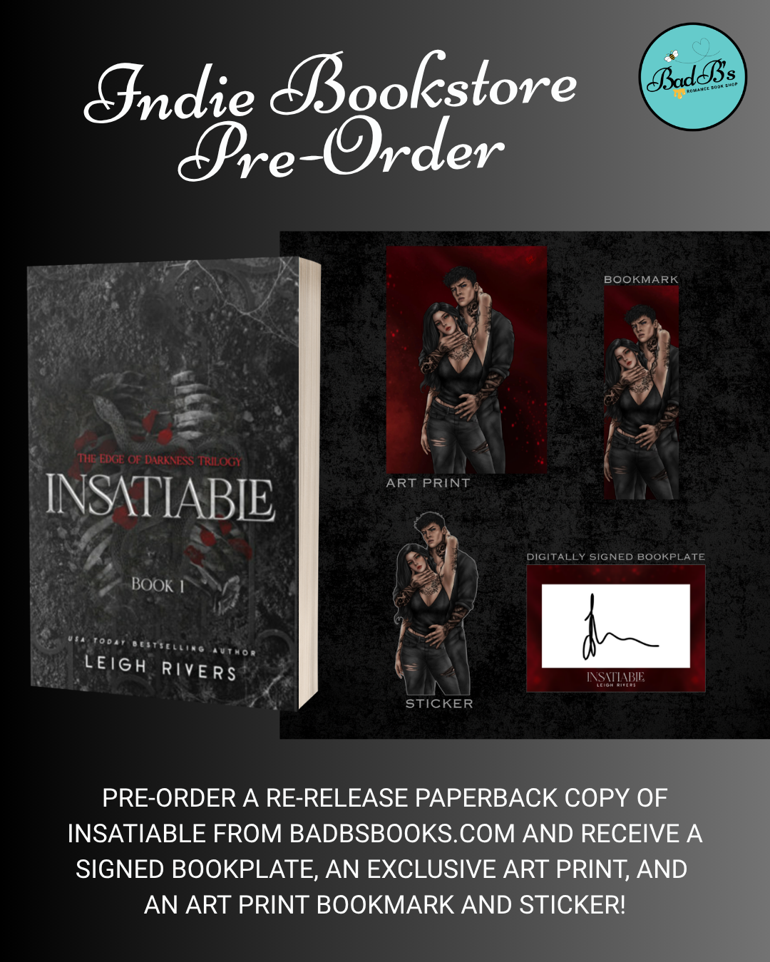 Insatiable by Leigh Rivers