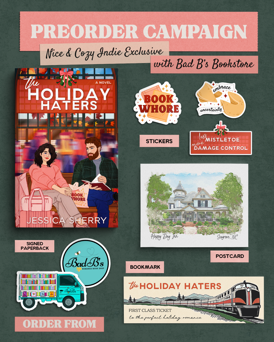 The Holiday Haters by Jessica Sherry (Signed by Author)