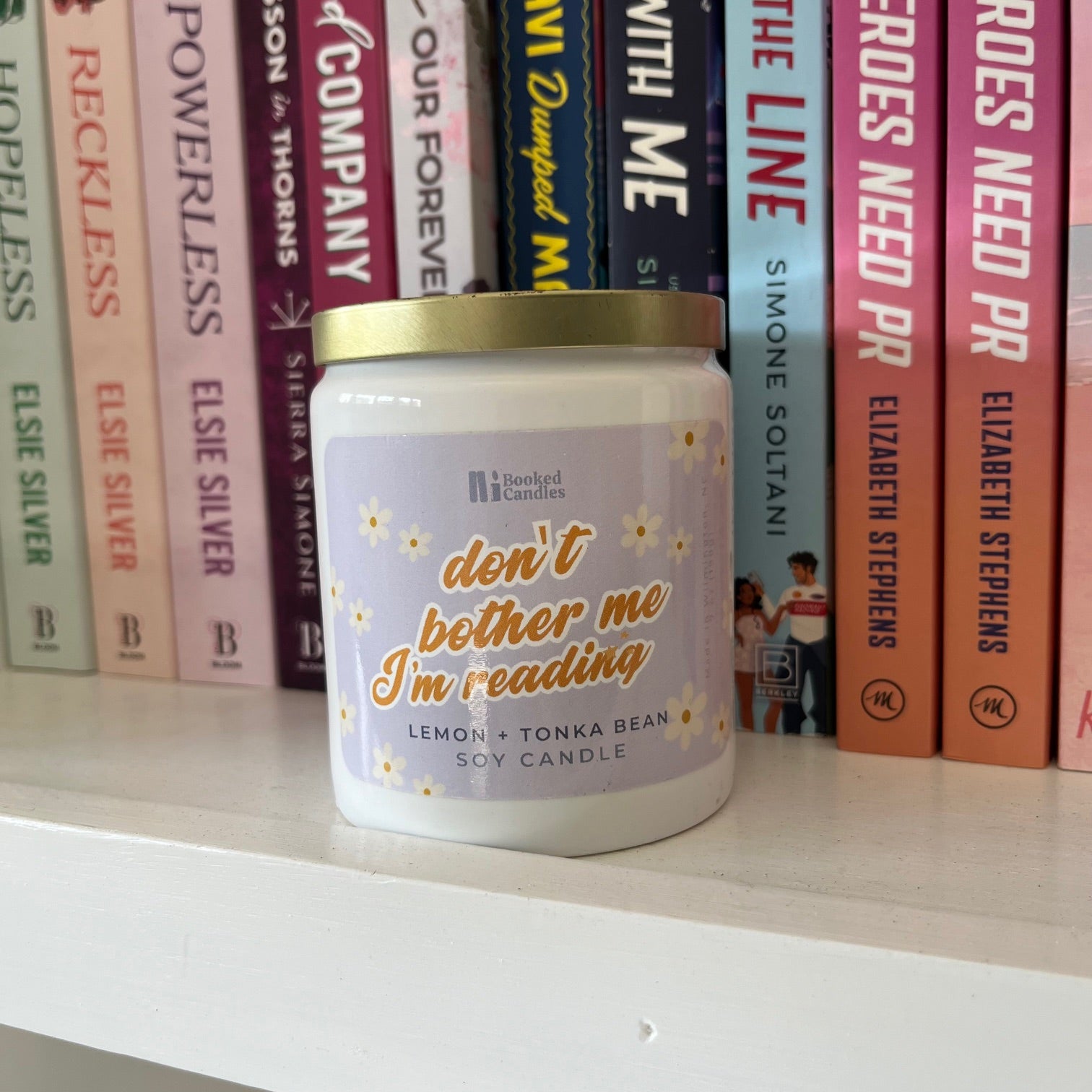 Don't Bother Me, I'm Reading Candle