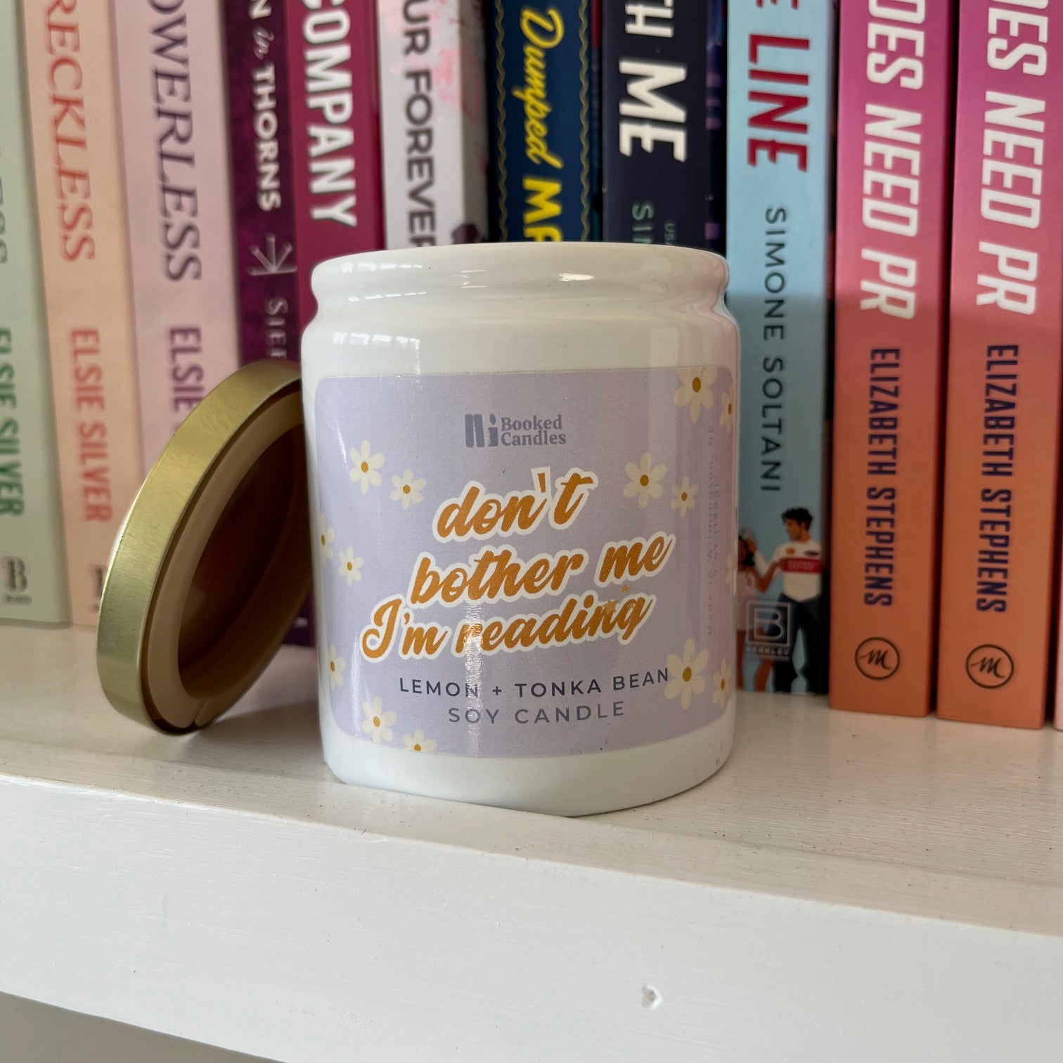 Don't Bother Me, I'm Reading Candle