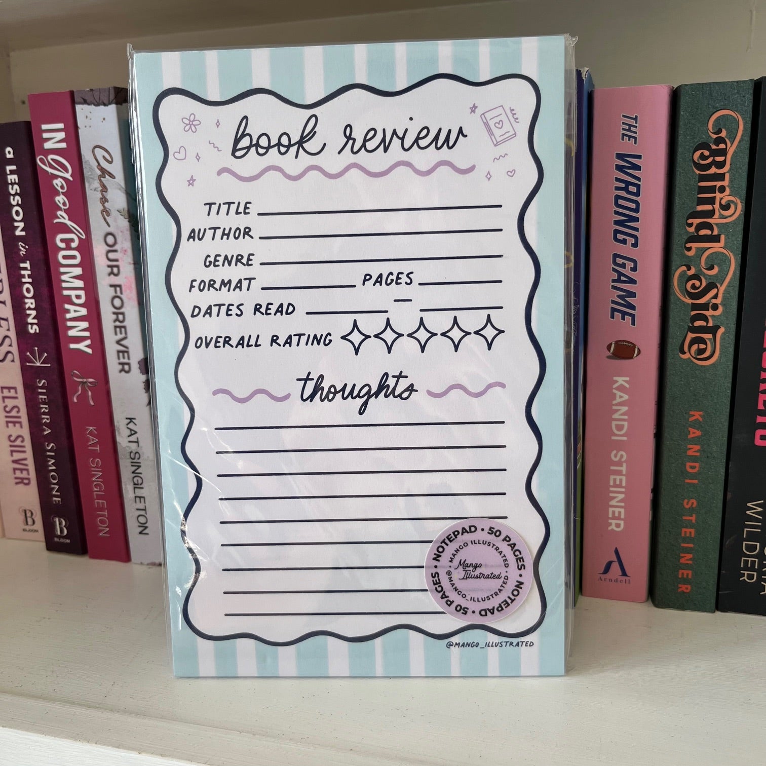 Book Review Notepad