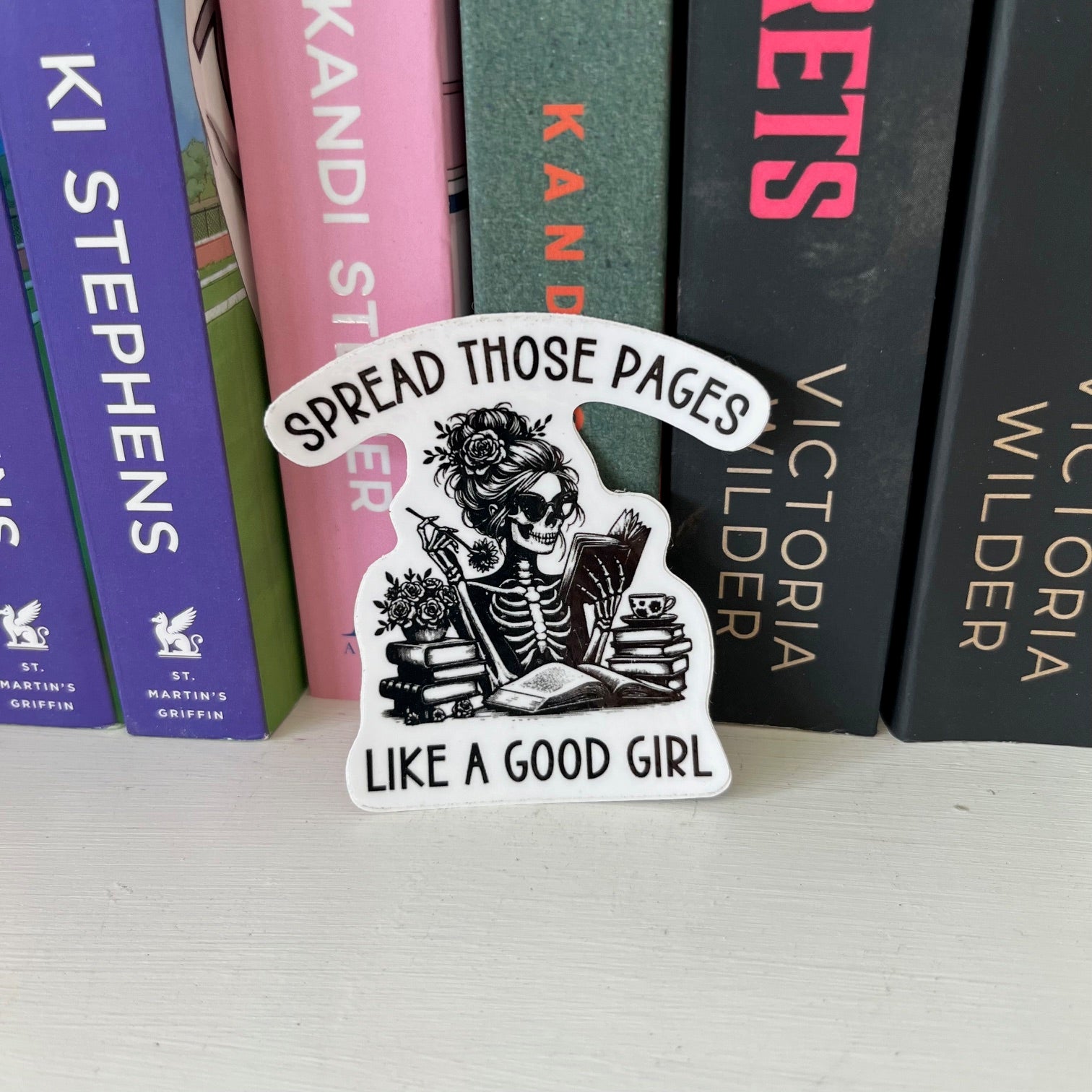 Spread Those Pages Like A Good Girl Sticker