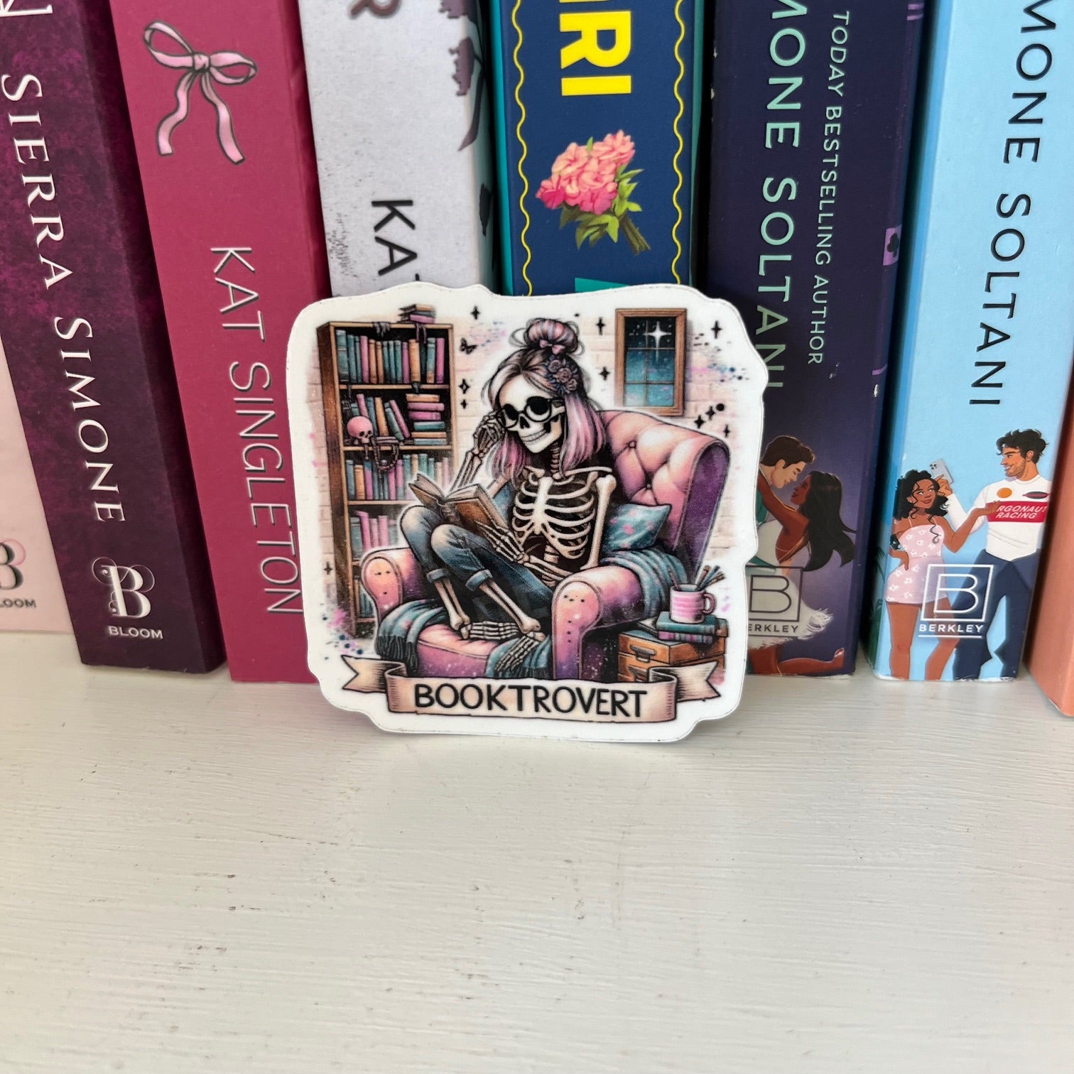 Booktrovert Sticker
