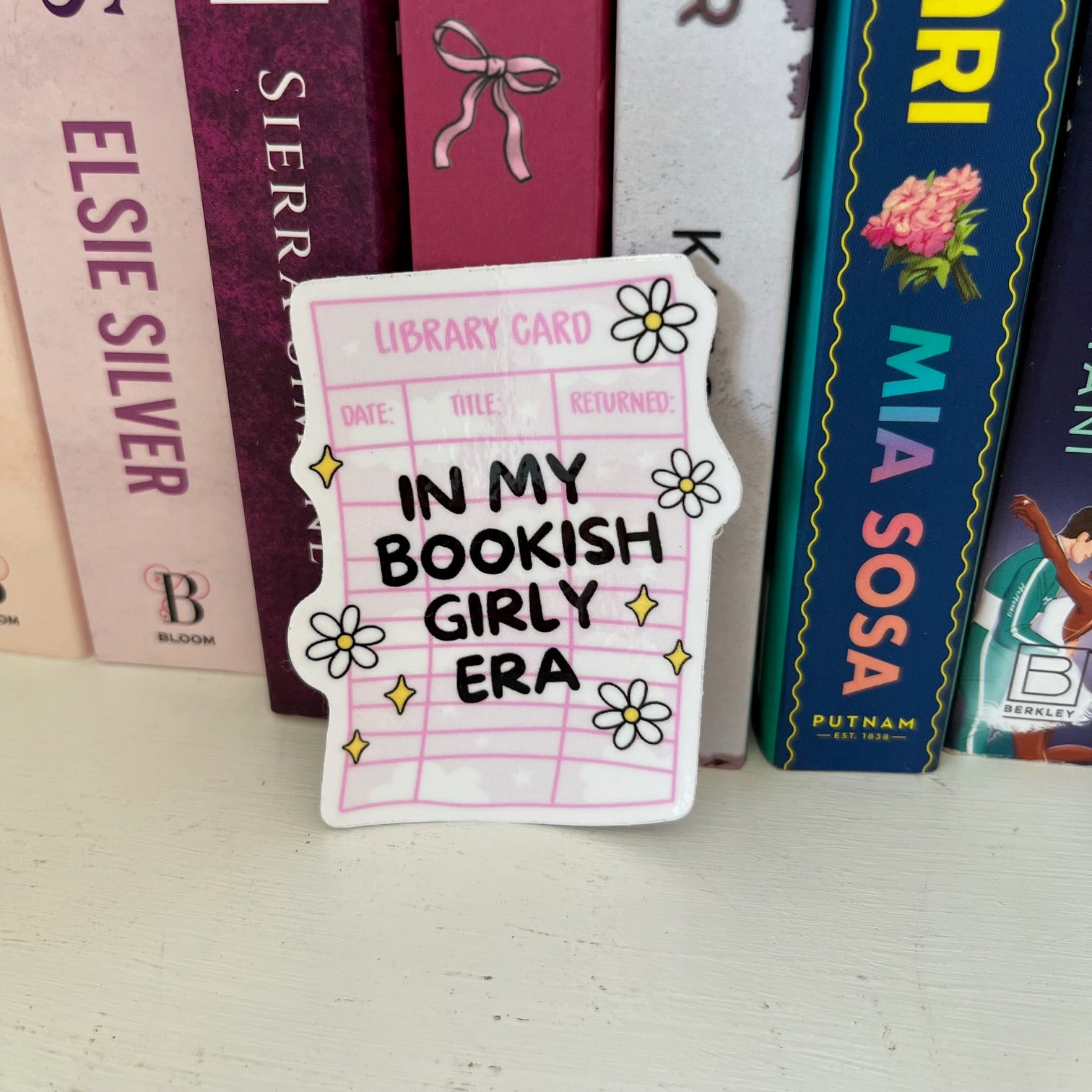 In My Bookish Girly Era Sticker