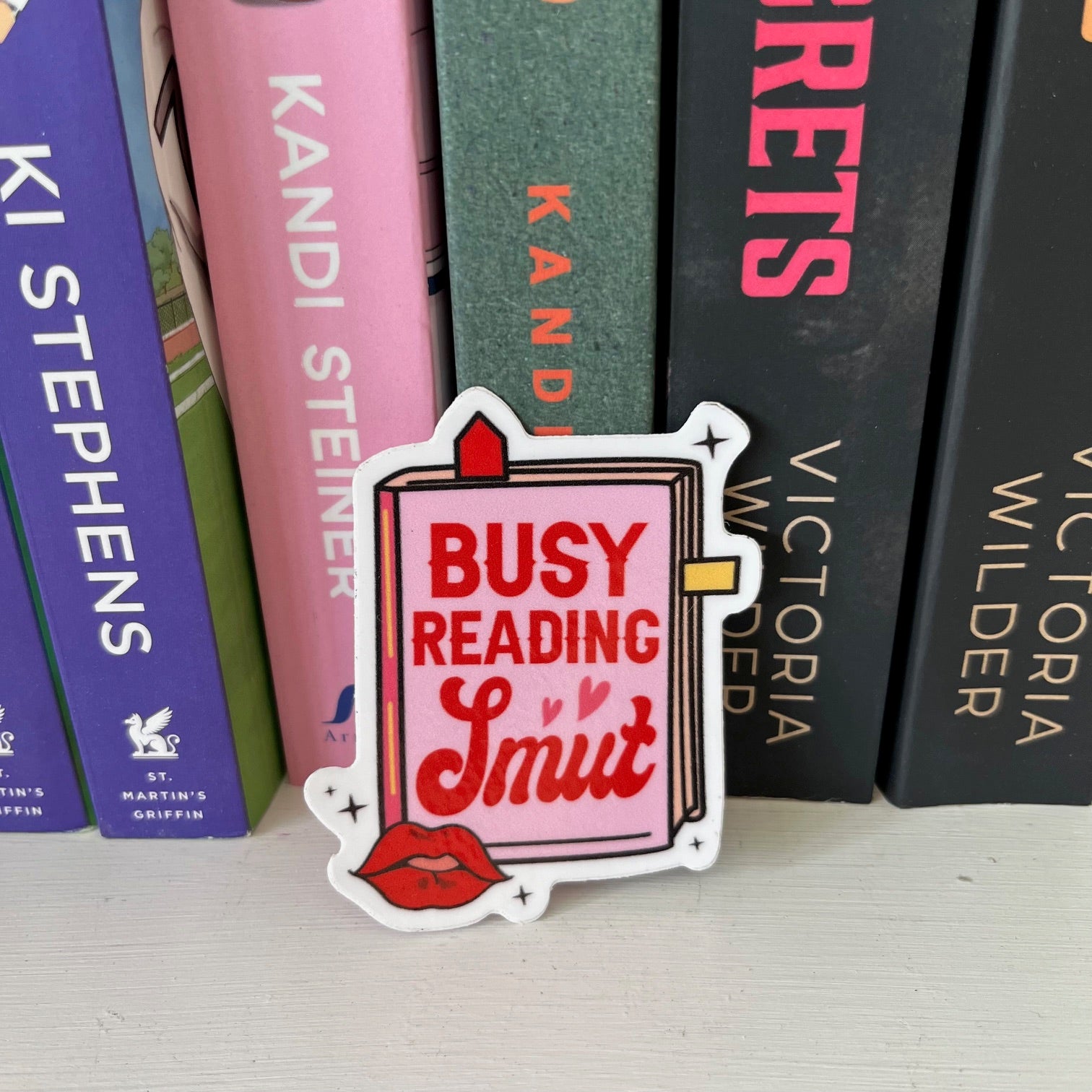 Busy Reading Smut Sticker