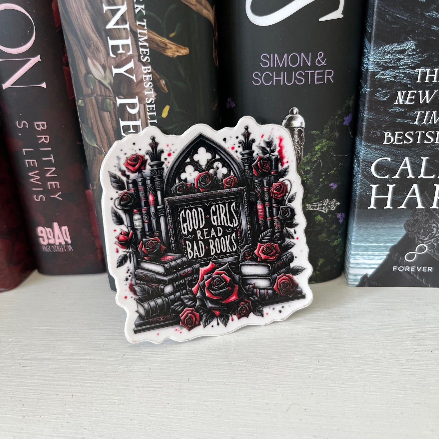 Good Girls Read Bad Books Sticker