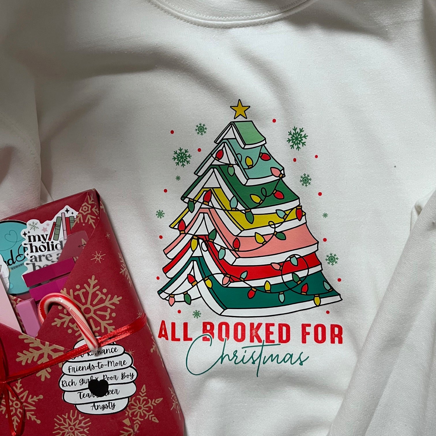 All Booked for Christmas (White)