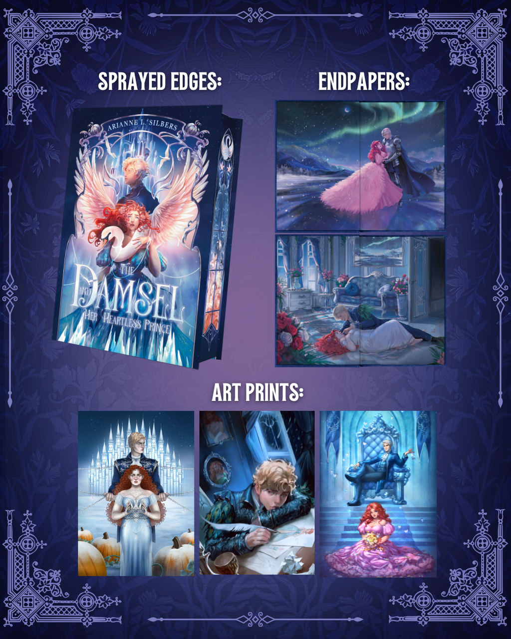 The Damsel and Her Heartless Prince by Arianne L. Silbers
